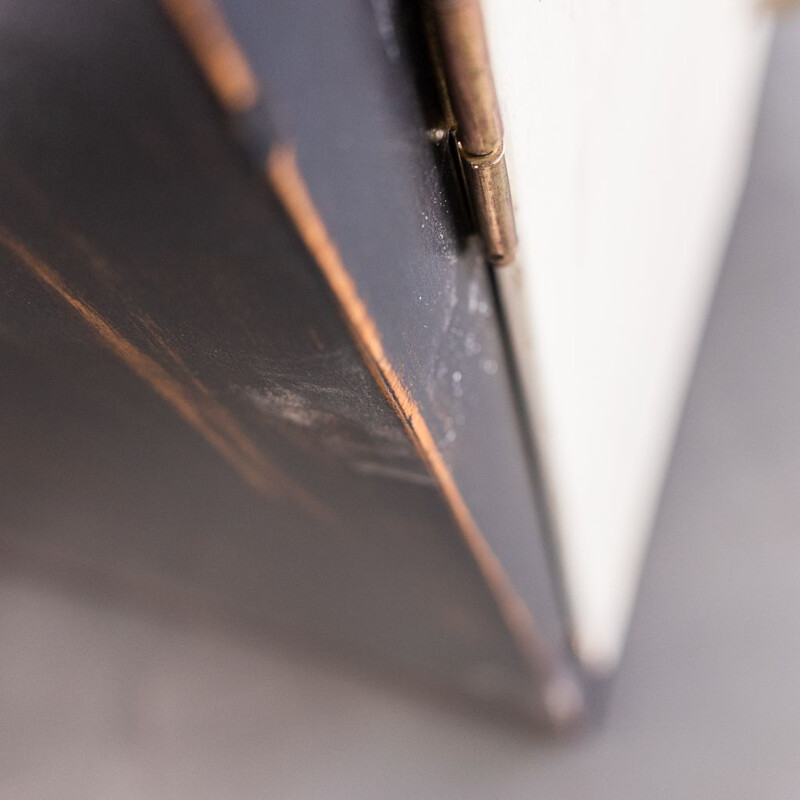 Vintage wooden ministerial desk, 1940