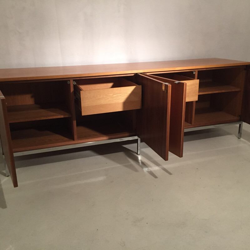 Sideboard in walnut, Florence KNOLL - 1970s