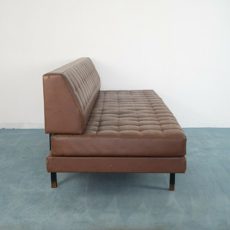 Vintage 3-seater sofa Dormeuse by Marco Zanuso, 1950s