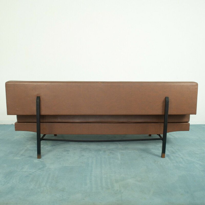 Vintage 3-seater sofa Dormeuse by Marco Zanuso, 1950s