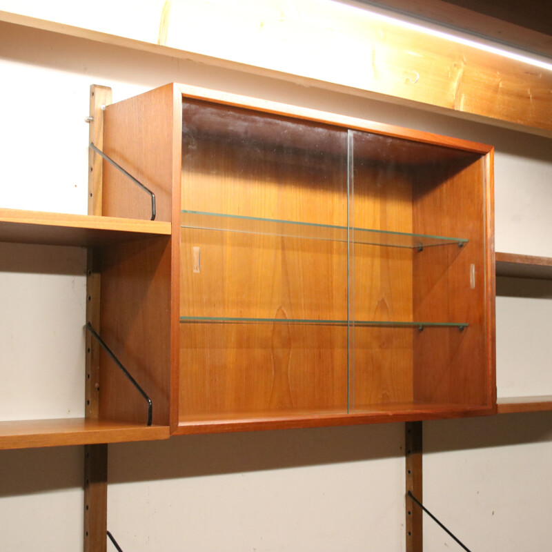 Vintage wall unit by Royal Systems, Denmark 1960s