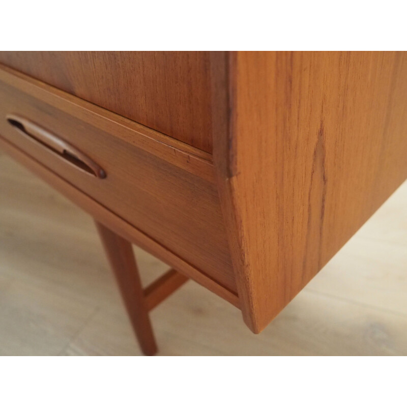 Vintage teak highboard, Denmark 1960s