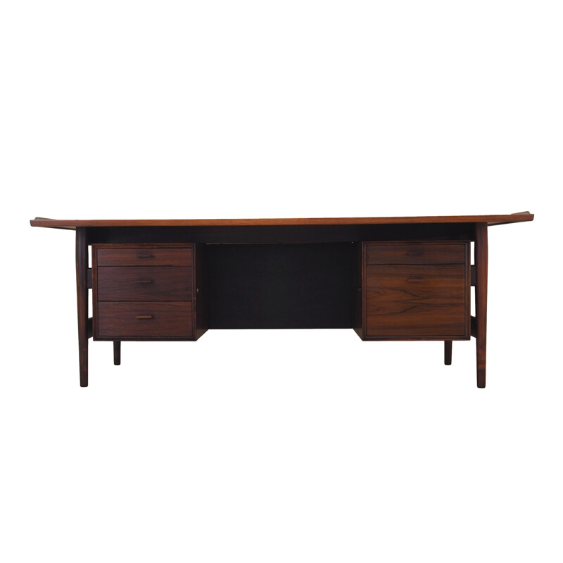 Vintage rosewood desk model 207 by Arne Vodder for Sibast, Denmark 1960