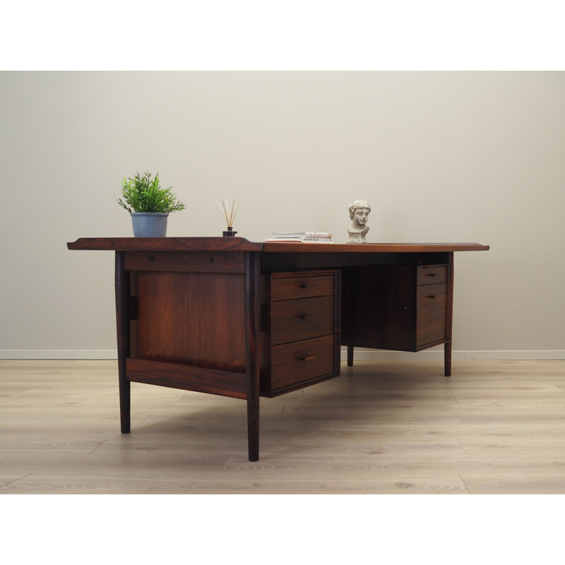 Vintage rosewood desk model 207 by Arne Vodder for Sibast, Denmark 1960