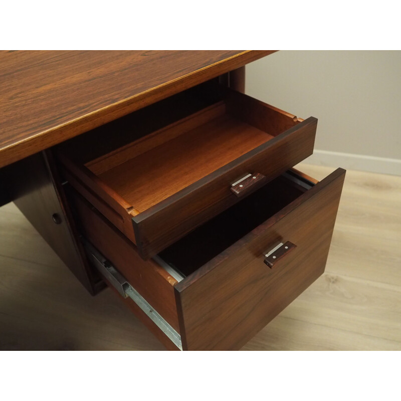 Vintage rosewood desk model 207 by Arne Vodder for Sibast, Denmark 1960