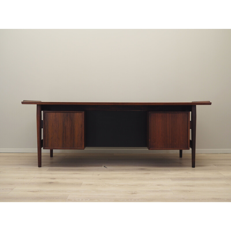 Vintage rosewood desk model 207 by Arne Vodder for Sibast, Denmark 1960