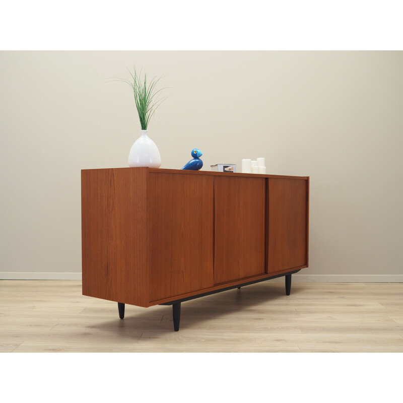 Credenza danese vintage in teak, Danimarca 1970