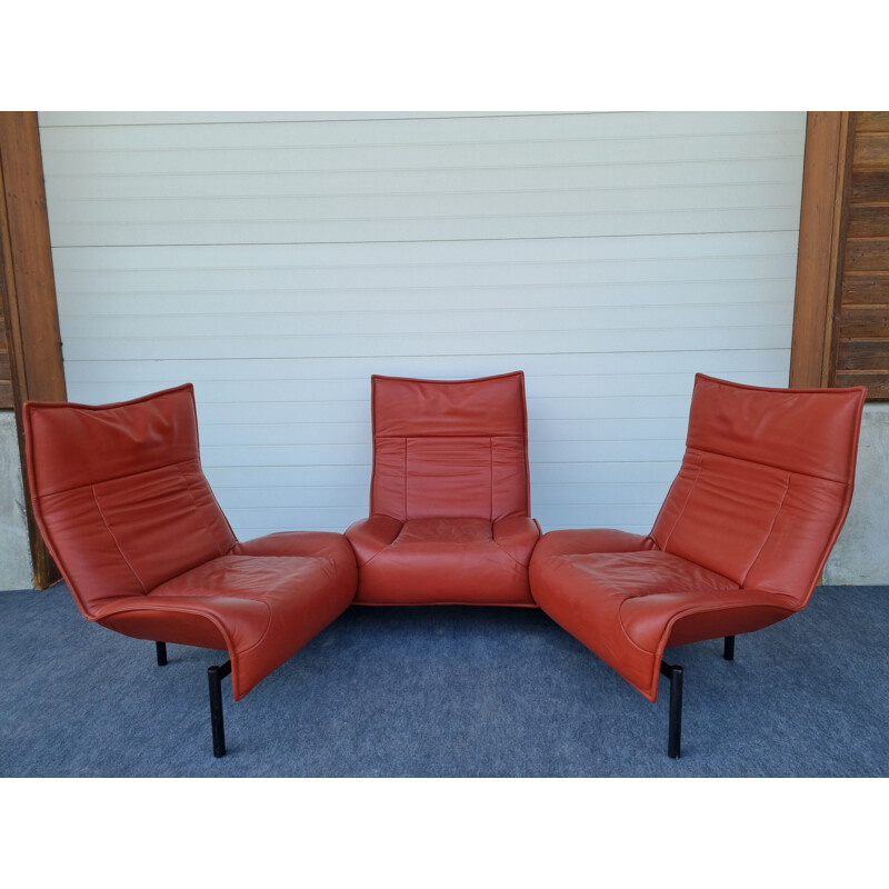 Set da salotto vintage Veranda di Vico Magistretti per Cassina, 1980