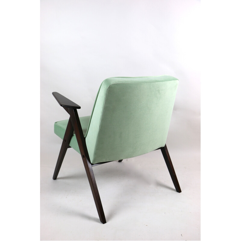 Vintage light green Bunny armchair by Józef Chierowski, 1970s