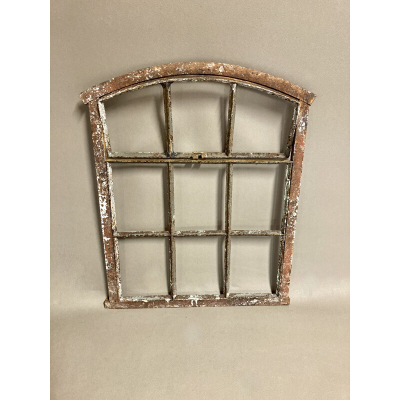 Vintage industrial metal window