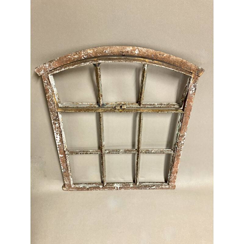 Vintage industrial metal window