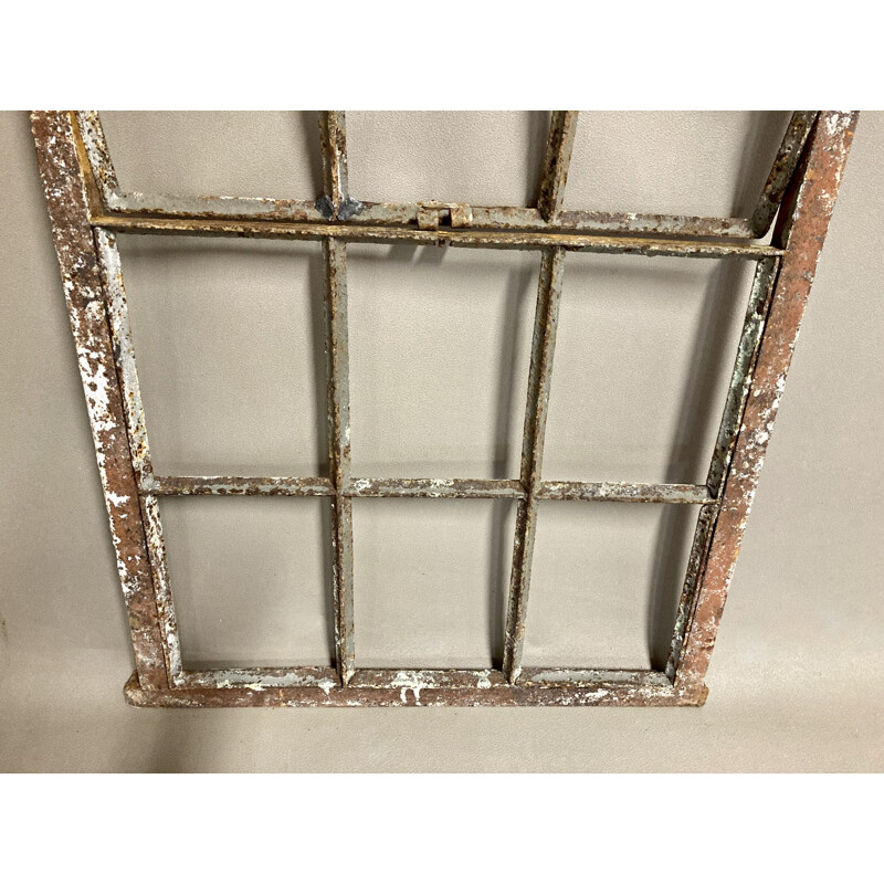 Vintage industrieel metalen raam