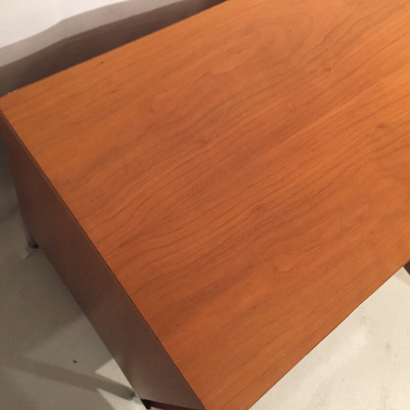 Sideboard in walnut, Florence KNOLL - 1970s