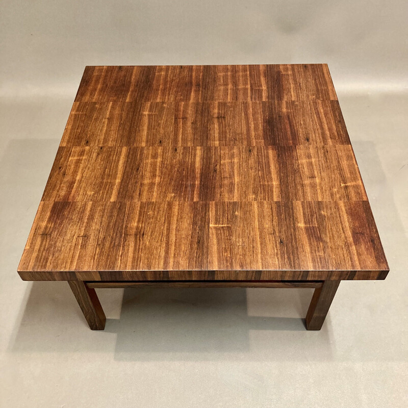 Scandinavian vintage rosewood coffee table by Kai Kristiansen for Bramin, 1950