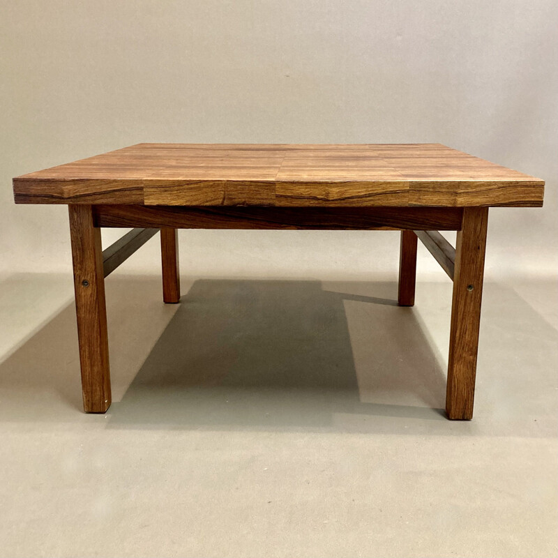 Scandinavian vintage rosewood coffee table by Kai Kristiansen for Bramin, 1950