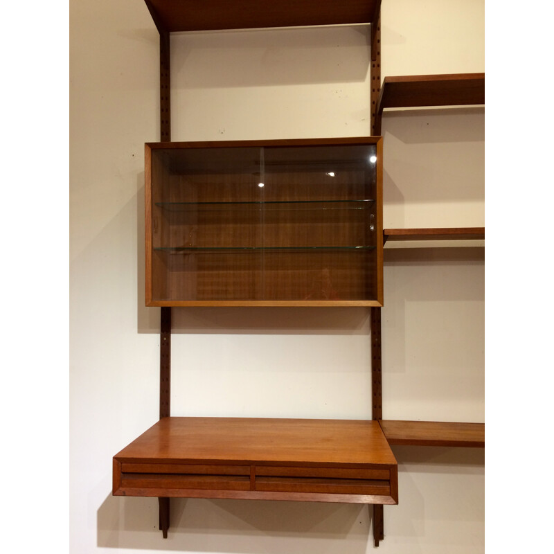 Modular teak shelves, Poul CADOVIUS - 1960s