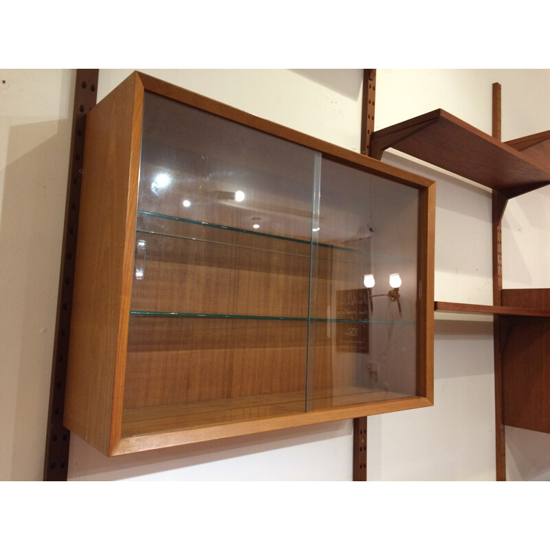Modular teak shelves, Poul CADOVIUS - 1960s