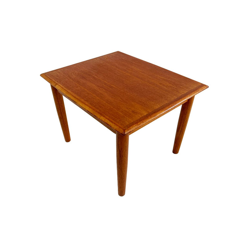 Vintage Danish teak side table by Axel Christensen for Aoc, 1960s