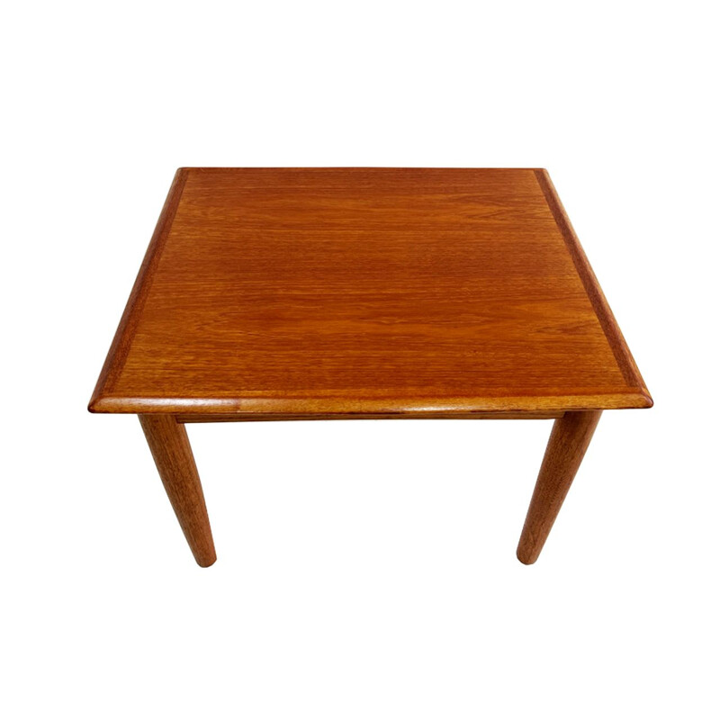 Vintage Danish teak side table by Axel Christensen for Aoc, 1960s