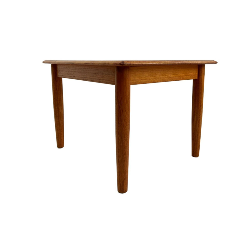 Vintage Danish teak side table by Axel Christensen for Aoc, 1960s