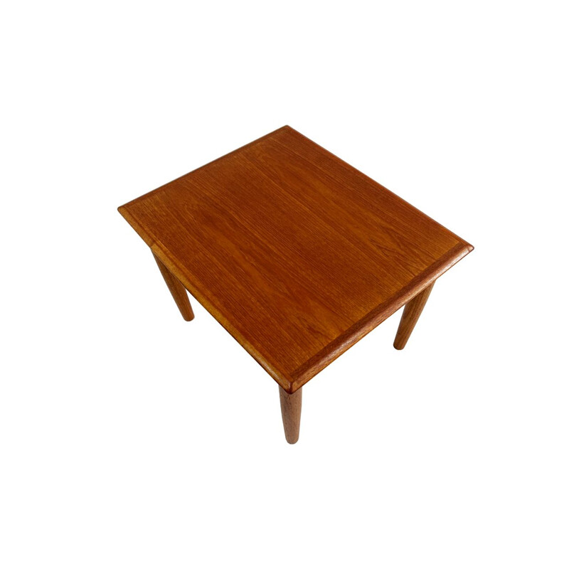 Vintage Danish teak side table by Axel Christensen for Aoc, 1960s