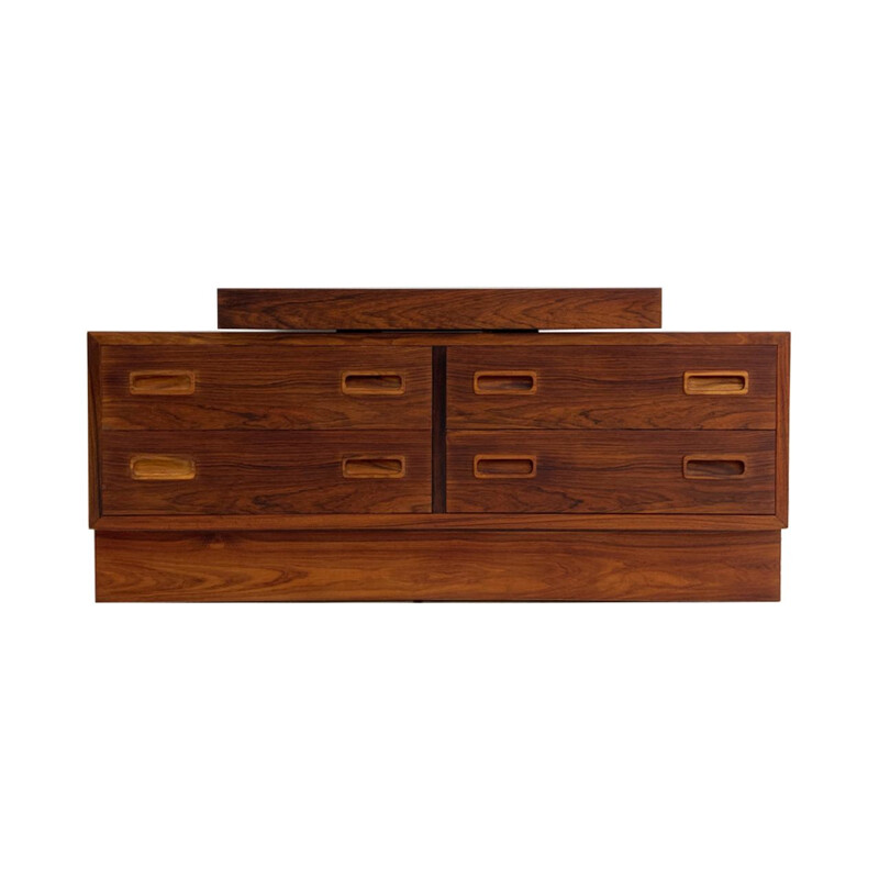 Stand Vintage rosewood TV por Hundevad, Dinamarca 1960