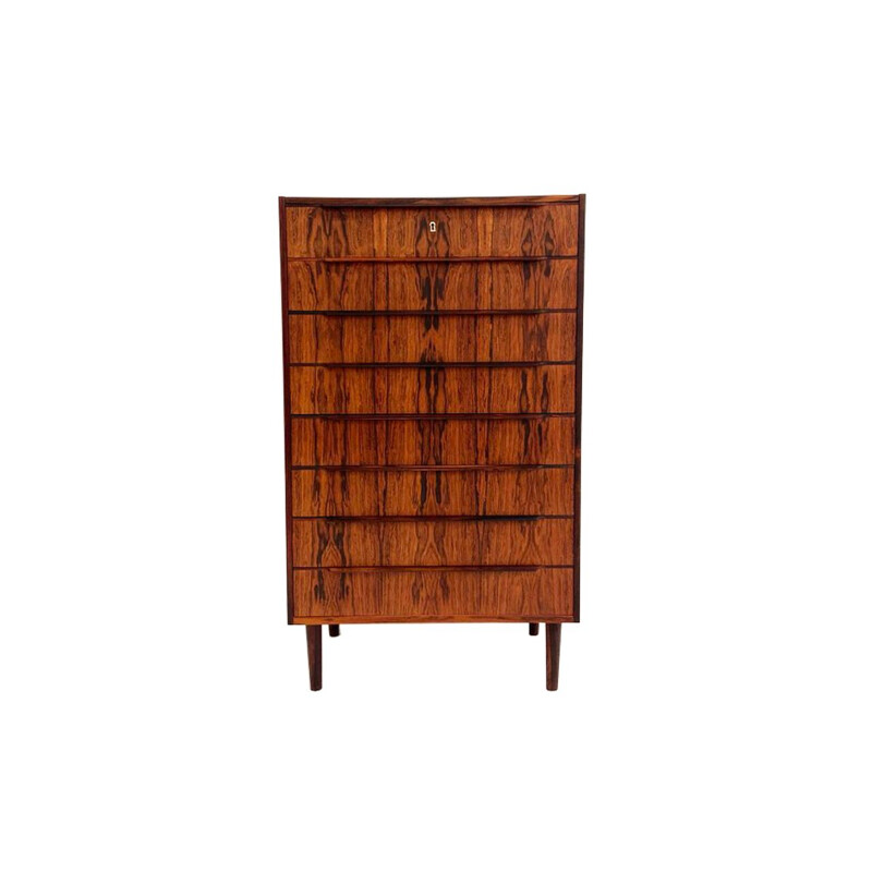 Vintage Danish rosewood chest of drawers, 1960s