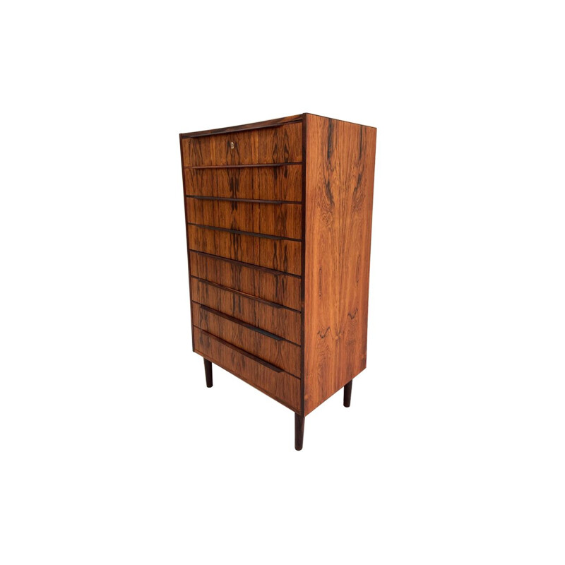 Vintage Danish rosewood chest of drawers, 1960s