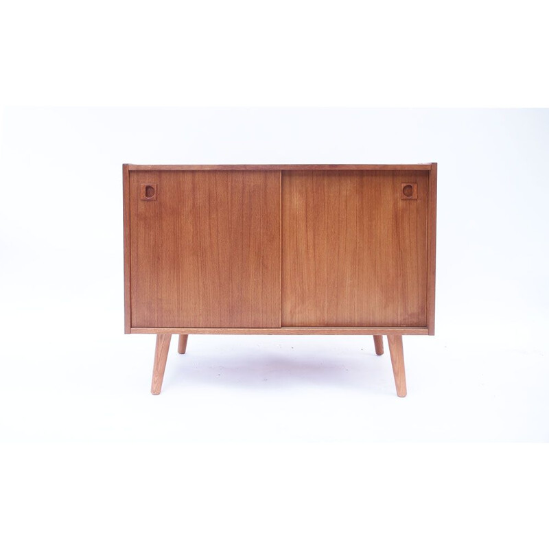 Scandinavian vintage Danish sideboard with sliding doors, 1960