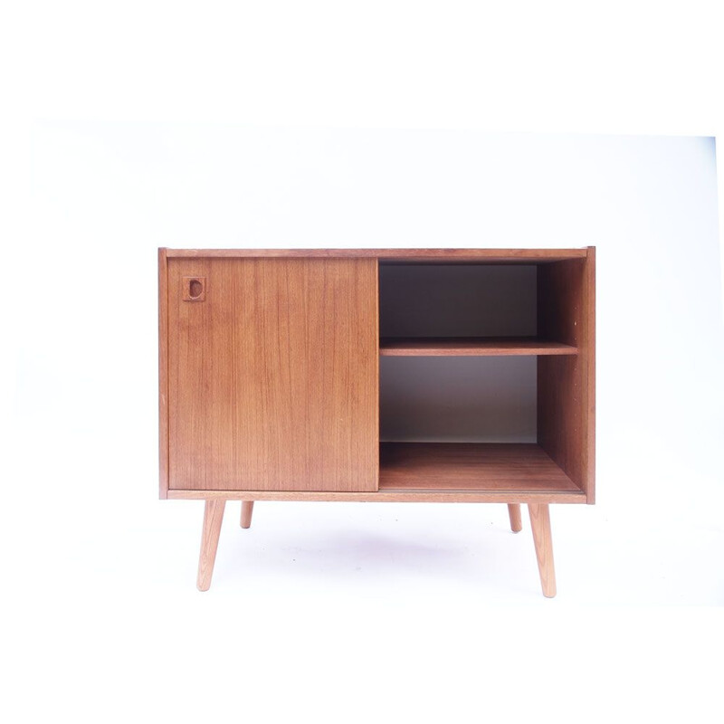 Scandinavian vintage Danish sideboard with sliding doors, 1960