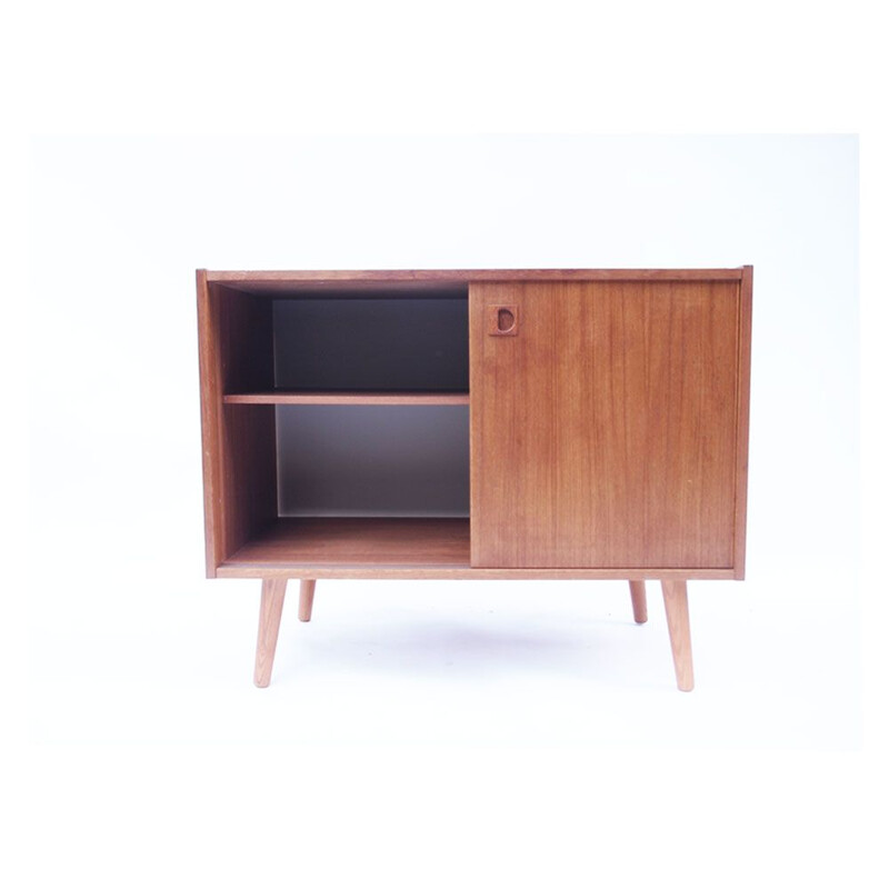 Scandinavian vintage Danish sideboard with sliding doors, 1960