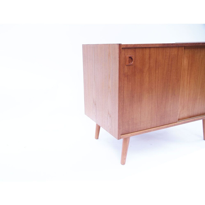 Scandinavian vintage Danish sideboard with sliding doors, 1960