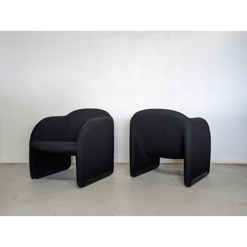 Pair of vintage armchairs model Ben by Pierre Paulin for Artifort, 1980
