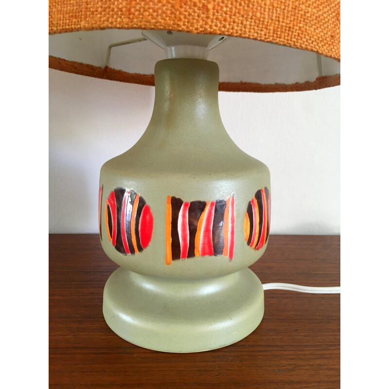 Pair of vintage ceramic lamps, 1970