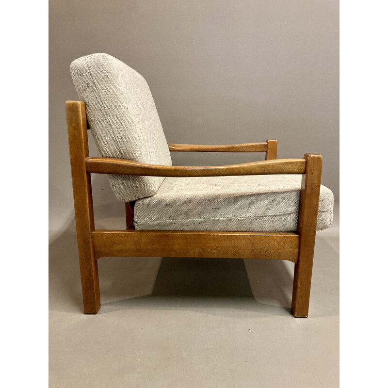 Skandinavischer Vintage-Sessel aus Teakholz, 1950