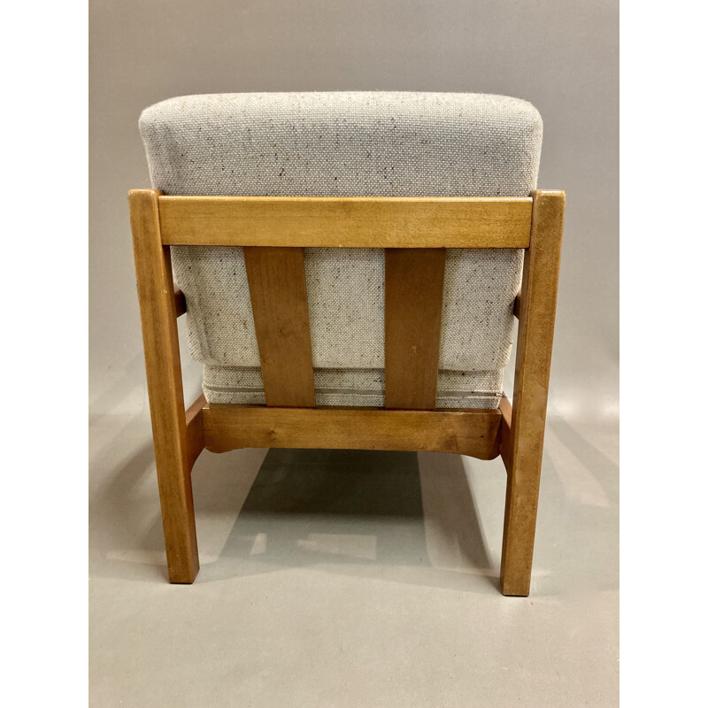 Fauteuil scandinave vintage en teck, 1950