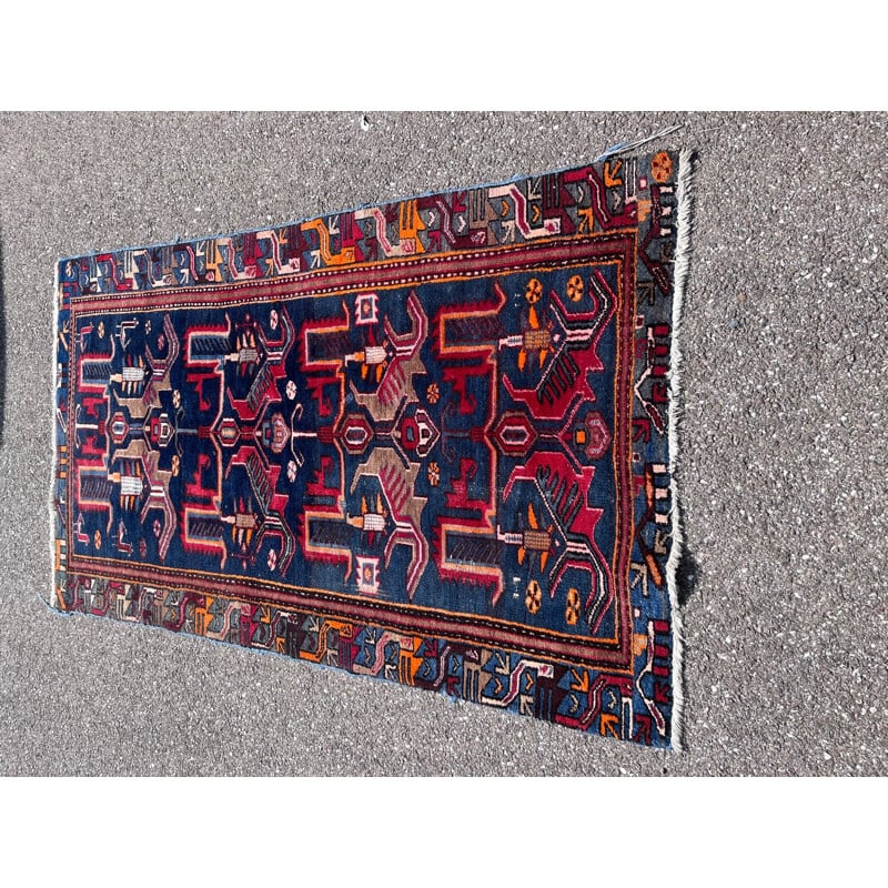 Vintage Persian wool rug, 1970