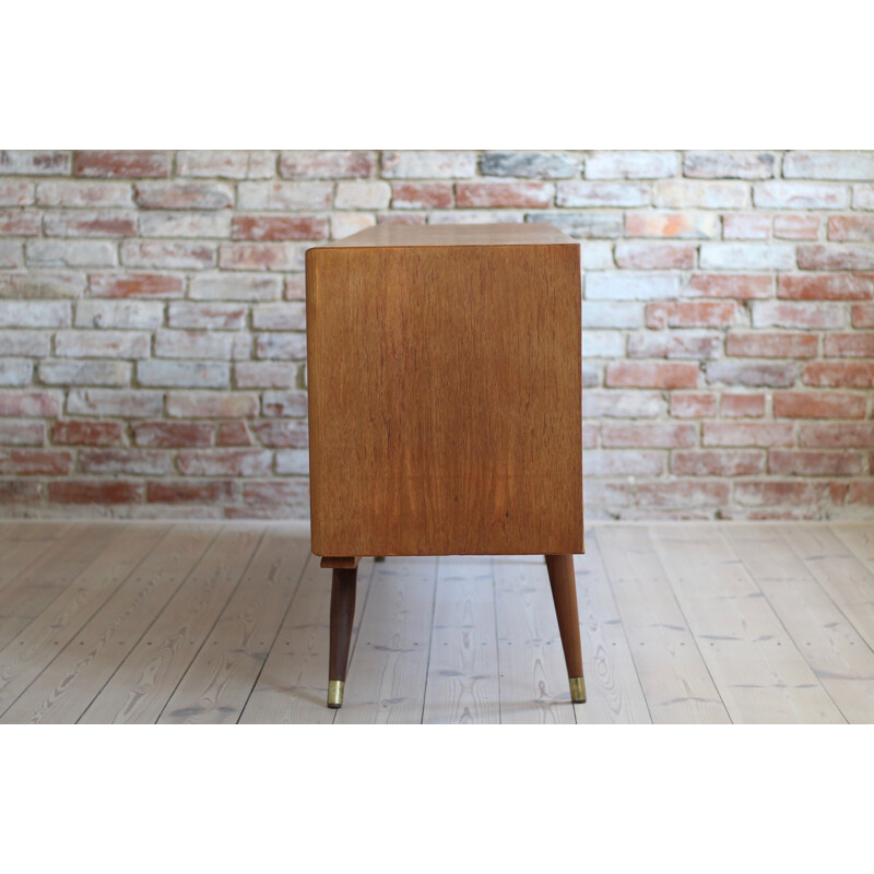 Vintage Scandinavian sideboard in teak by Sven Andersen, Norway 1950s