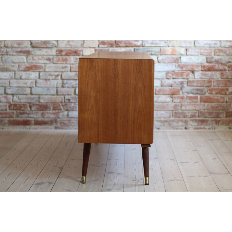 Vintage Scandinavian sideboard in teak by Sven Andersen, Norway 1950s