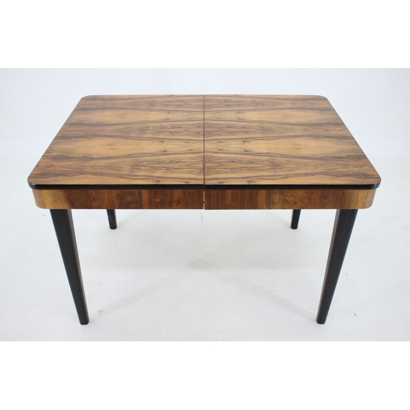 Vintage extendable dining table by Jindřich Halabala, 1950s