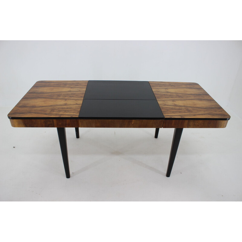 Vintage extendable dining table by Jindřich Halabala, 1950s