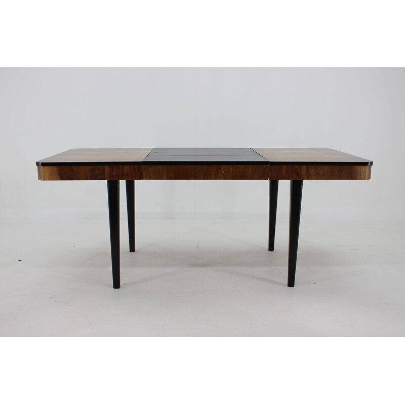 Vintage extendable dining table by Jindřich Halabala, 1950s