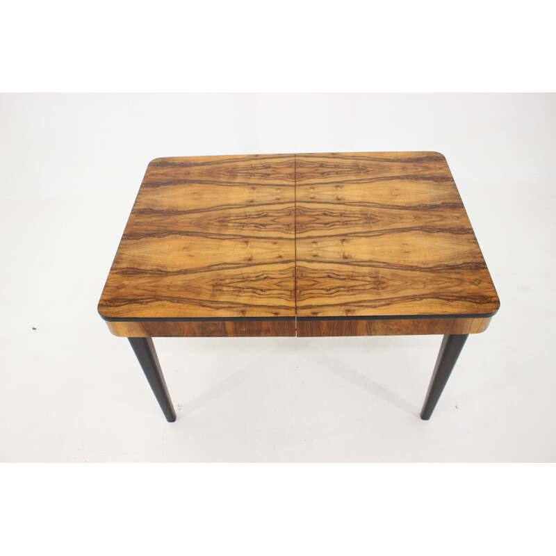 Vintage extendable dining table by Jindřich Halabala, 1950s