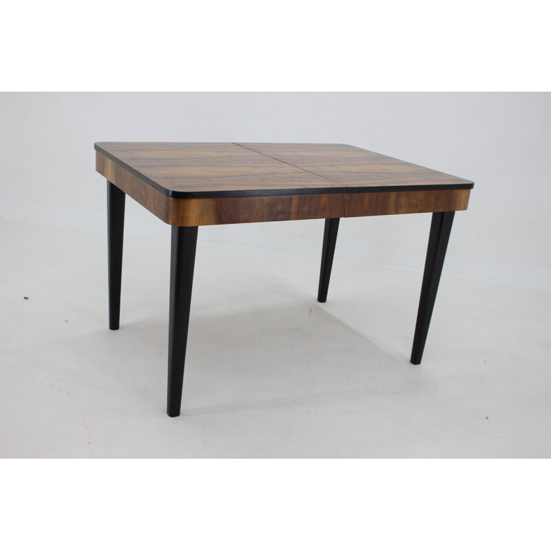 Vintage extendable dining table by Jindřich Halabala, 1950s