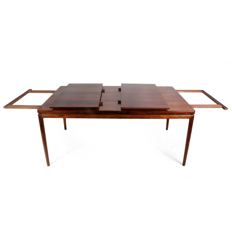 Danish Christian Linneberg extendable dining table in rosewood - 1960s 