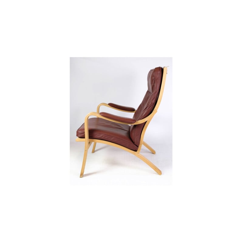 Vintage armchair and footrest model Mh 101 by Mogens Hansen, 1960s