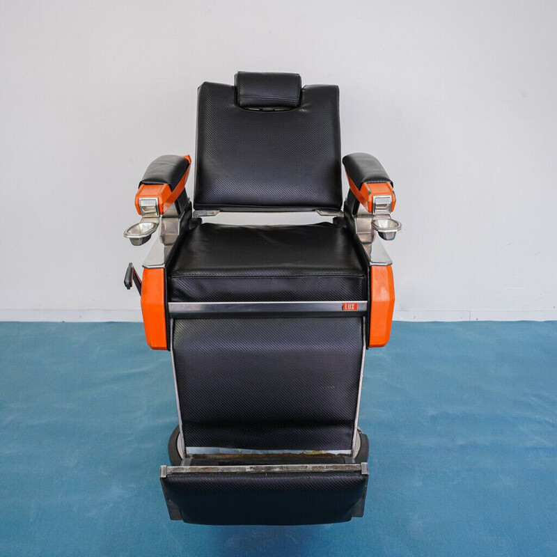 Vintage reclining barber chair model Elettra, 1970s