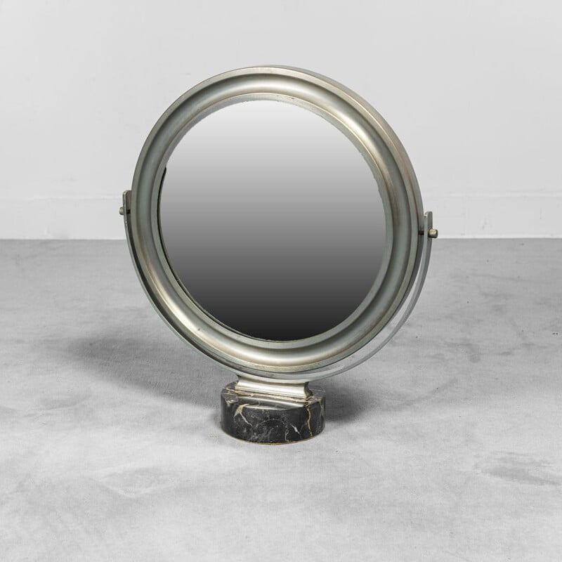 Miroir de table vintage Narciso par Sergio Mazza pour Artemide, 1960