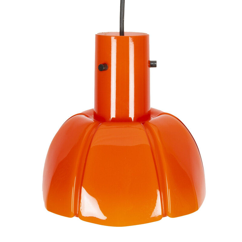 Vintage orange Limburg model P174 pendant lamp