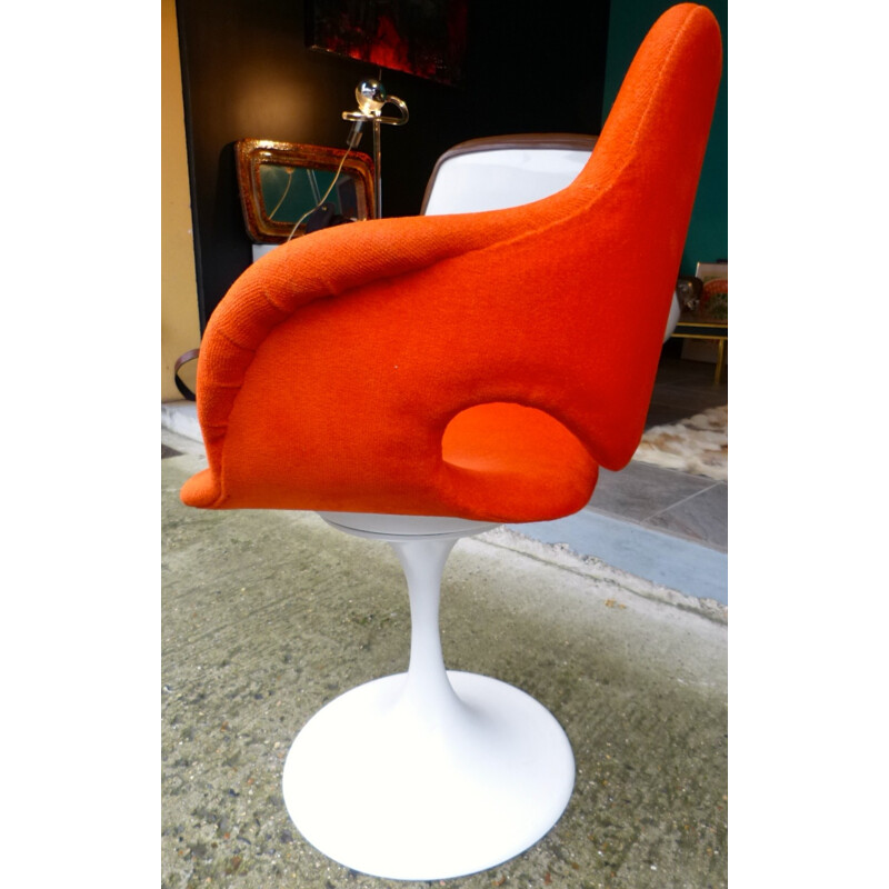 4 TULIP SHELL CHAIR model chairs - 1970s